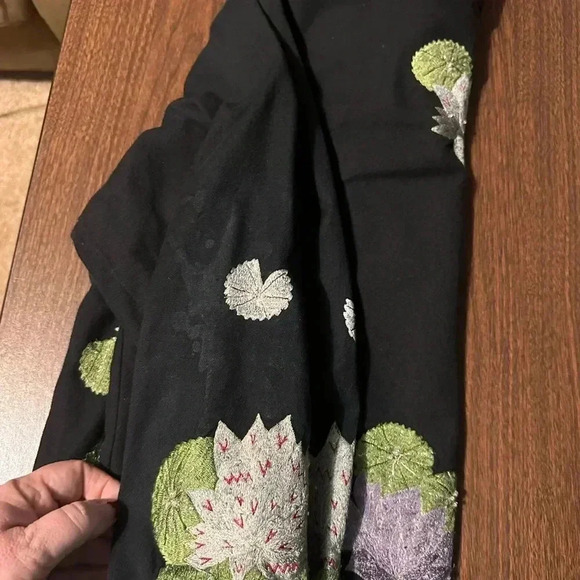 Vintage Pushpa Lily Pad Embroidered Size M Jacket. Dry Clean. Beaded. Sparkle - Picture 8 of 8